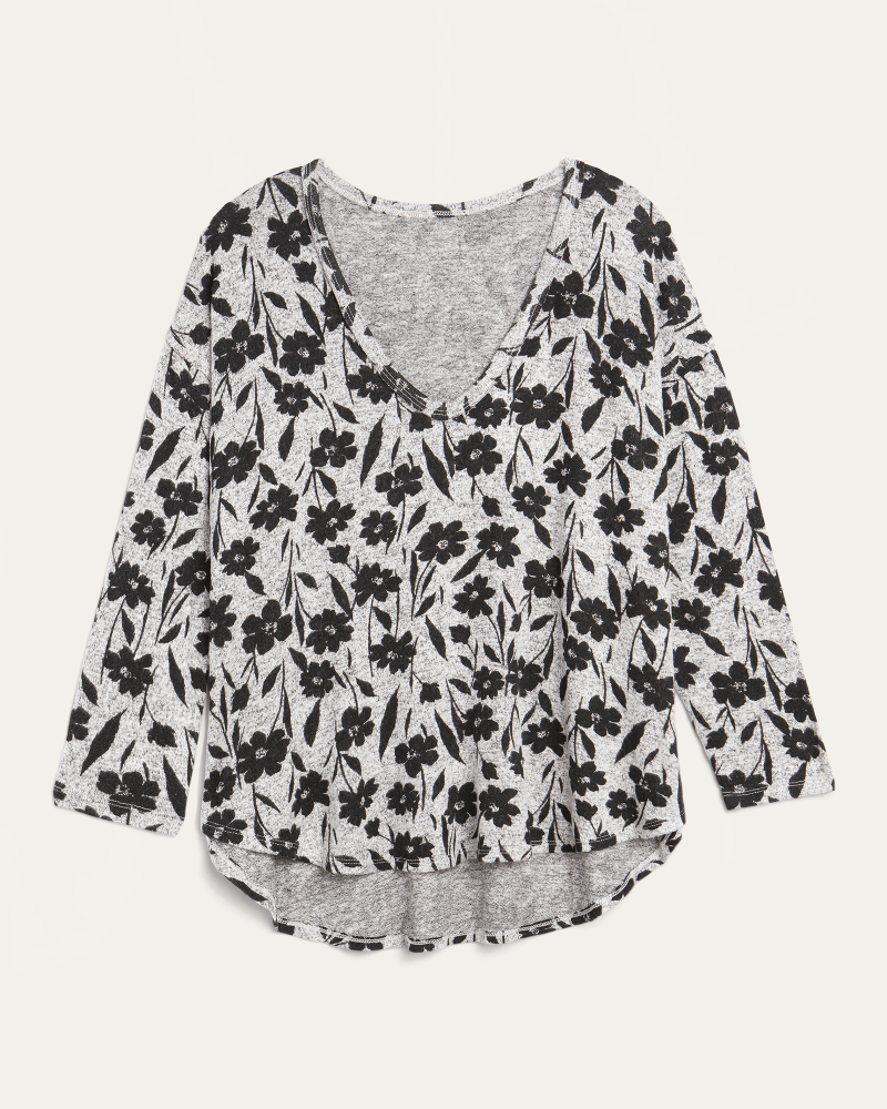 Front of plus size Brenda Long-Sleeve Top by East Adeline | Dia&Co | dia_product_style_image_id:173840